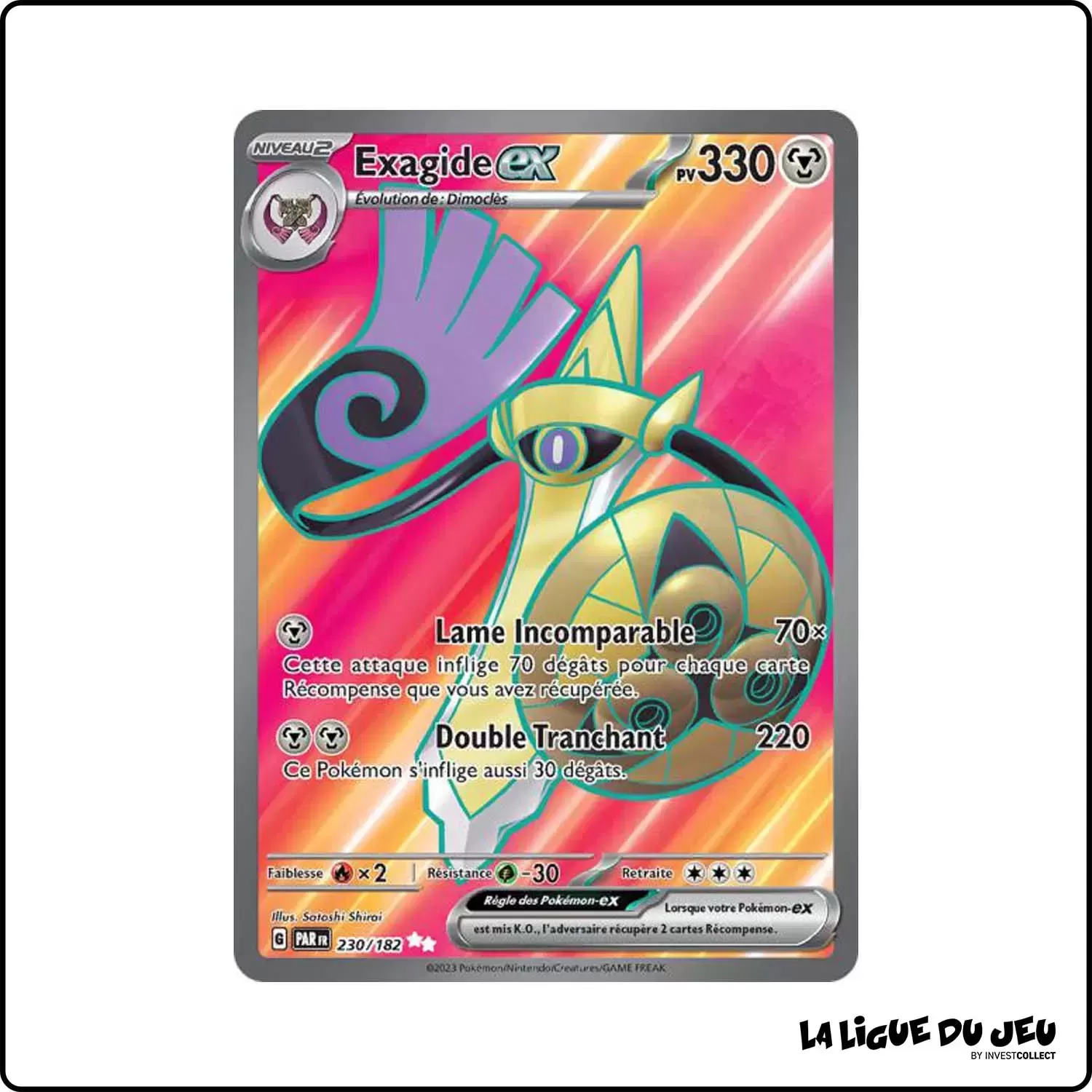 Ultra - Pokemon - Faille Paradoxe - Exagide-ex 230/182