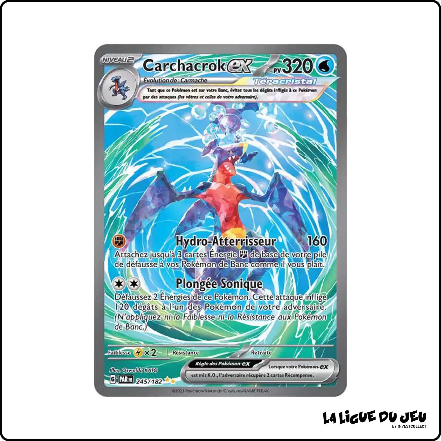 ISR - Pokemon - Faille Paradoxe - Carchacrok-ex 245/182