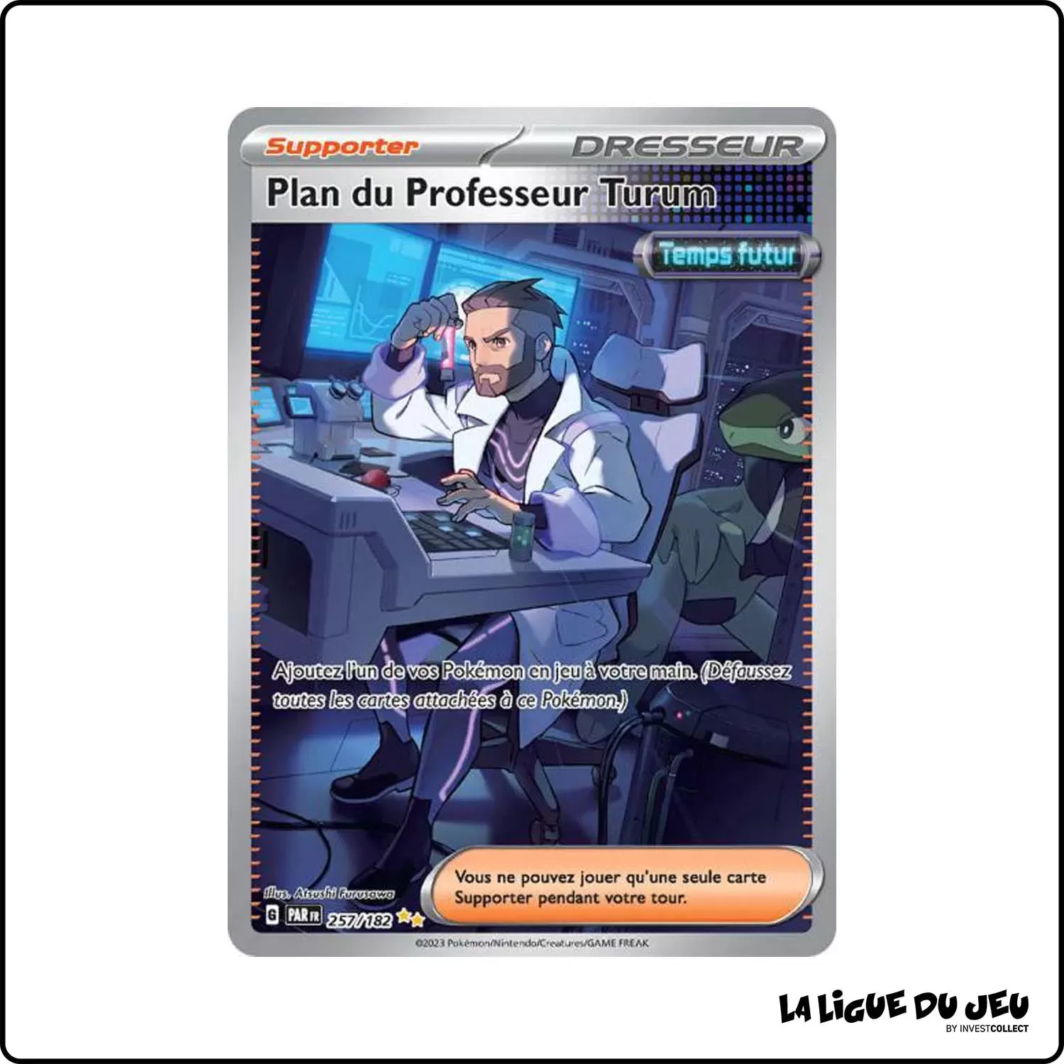 ISR - Pokemon - Faille Paradoxe - Plan du Professeur Turum 257/182