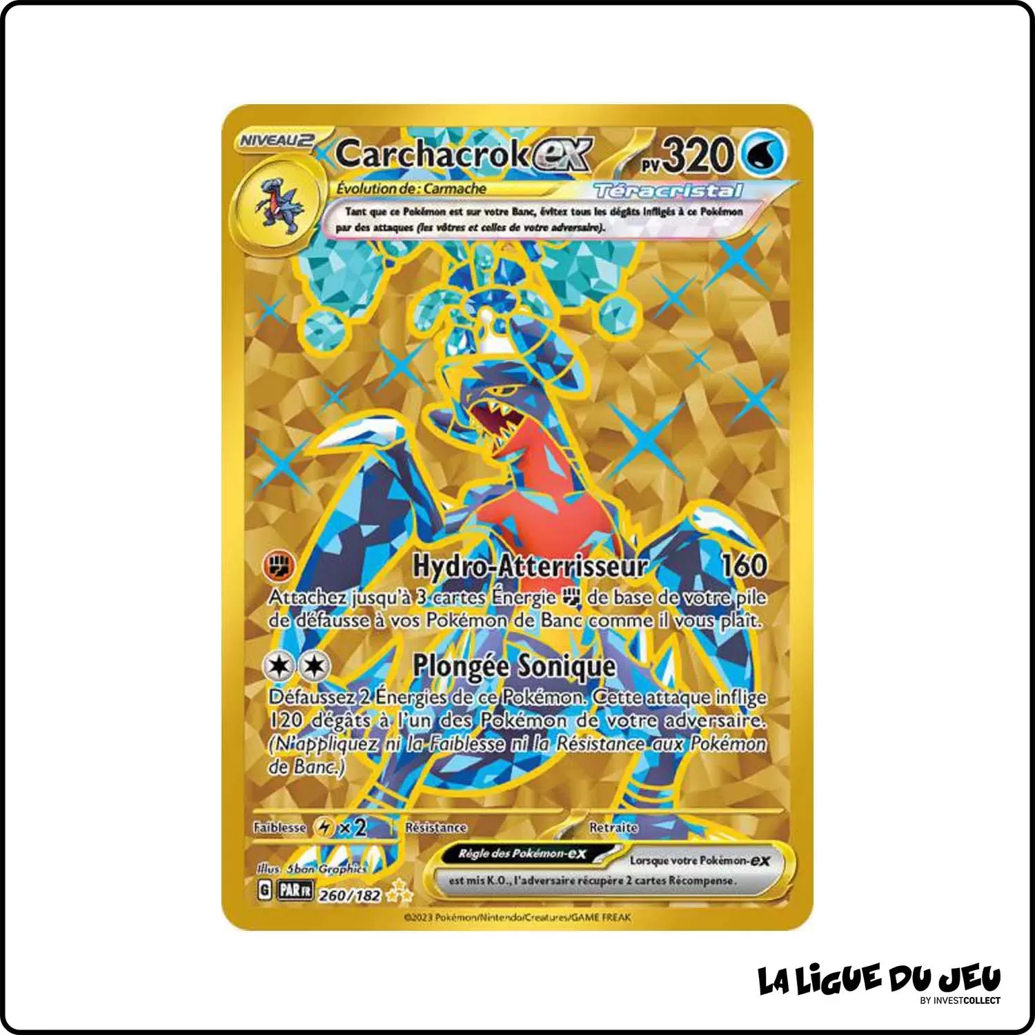 Secrete - Pokemon - Faille Paradoxe - Carchacrok-ex 260/182