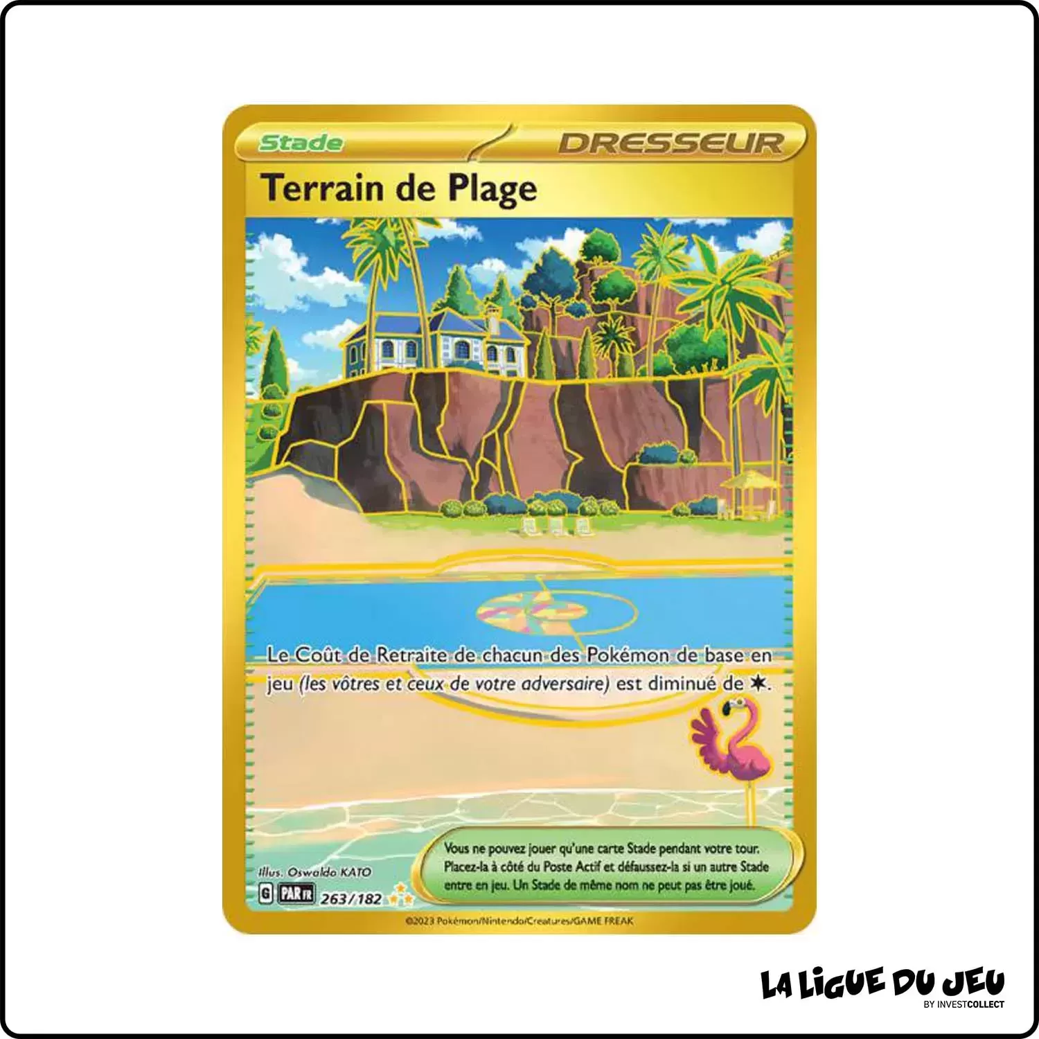 Secrete - Pokemon - Faille Paradoxe - Terrain de Plage 263/182