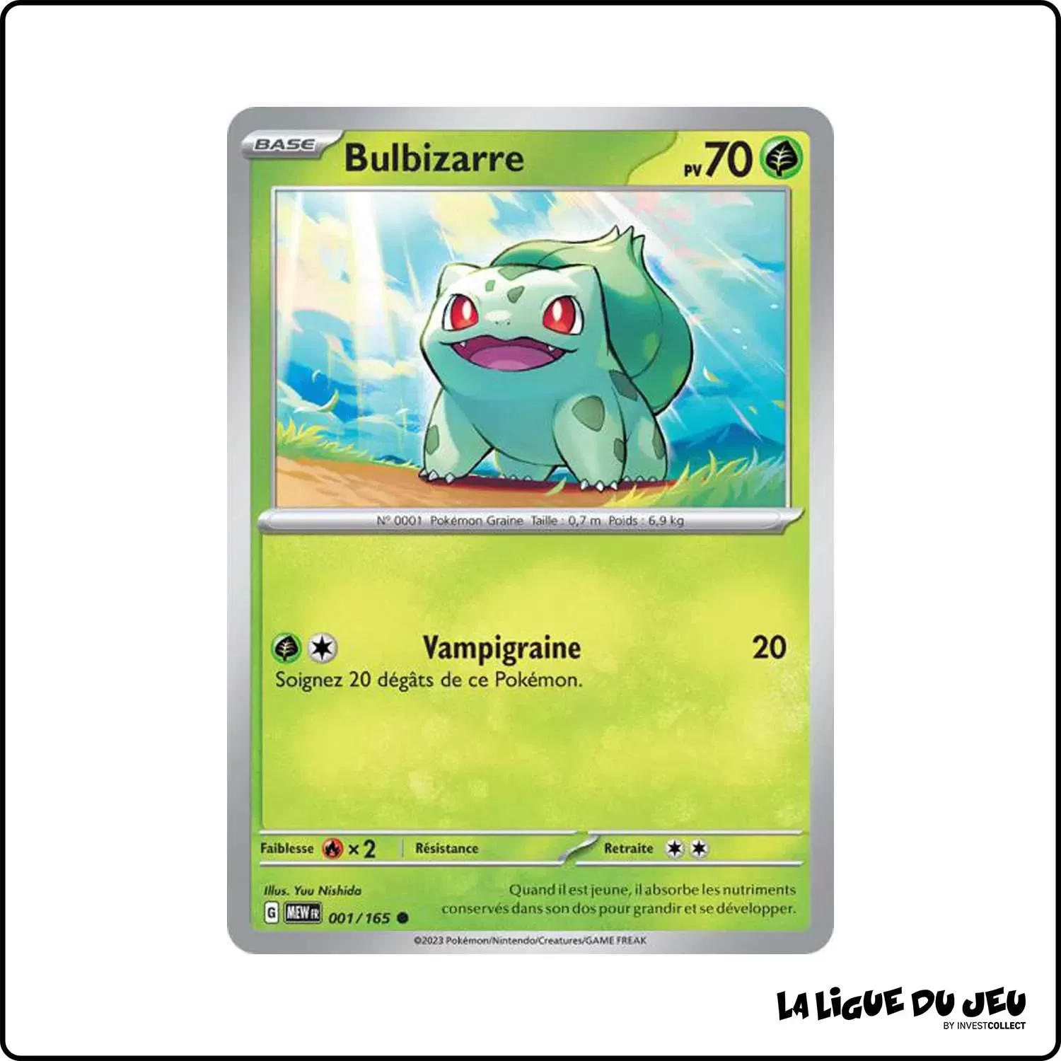 Commune - Pokemon - 151 - Bulbizarre 1/165