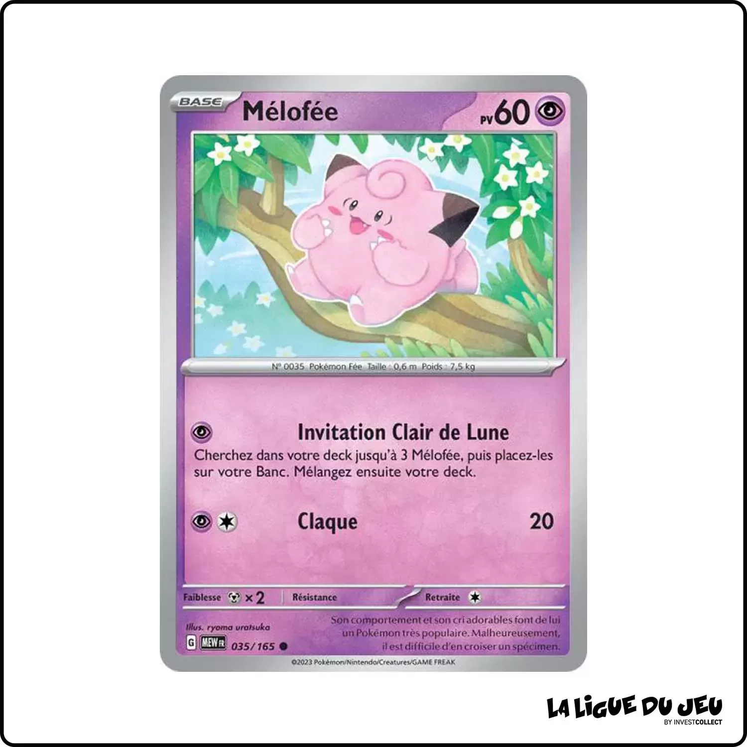 Commune - Pokemon - 151 - Mélofée 35/165