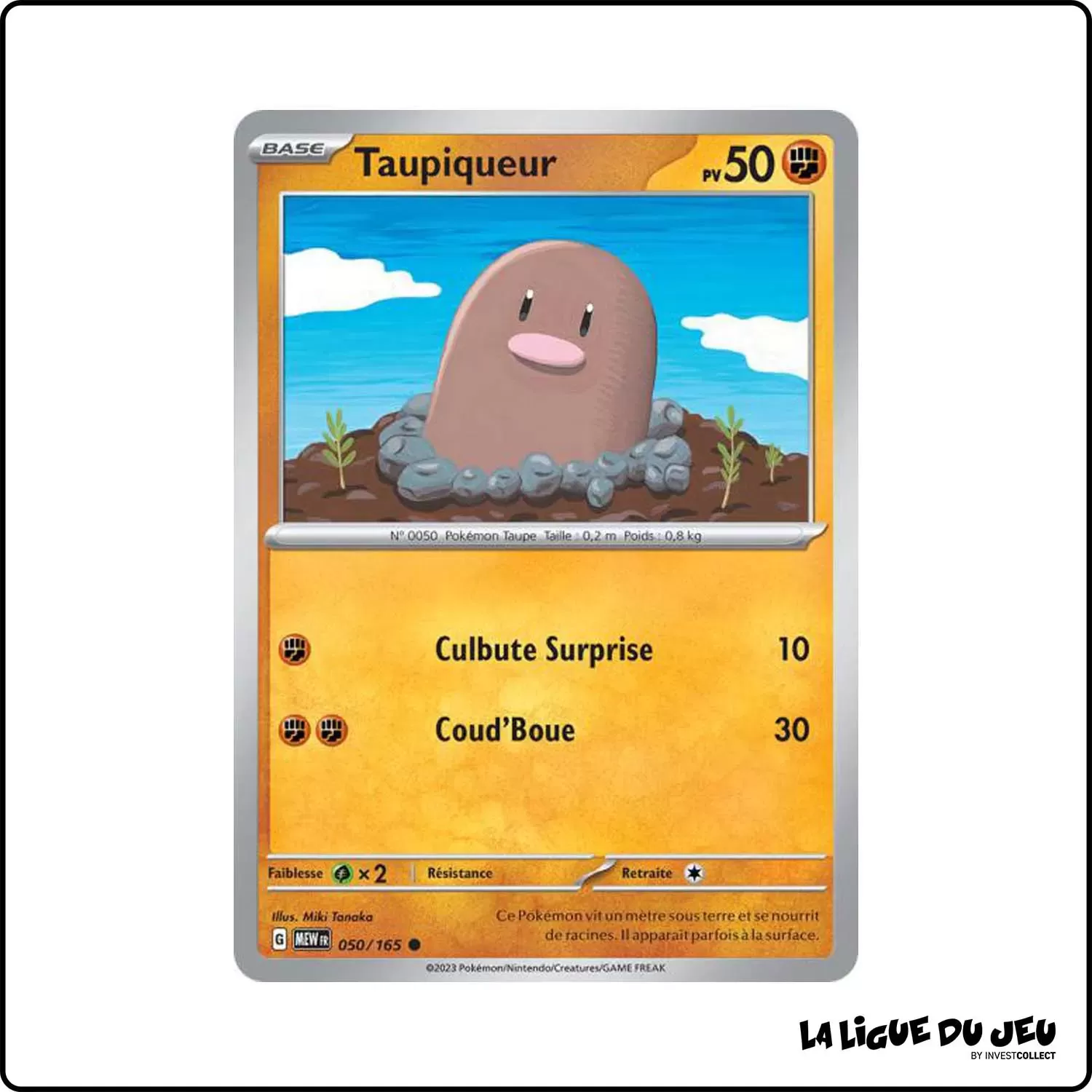 Commune - Pokemon - 151 - Taupiqueur 50/165