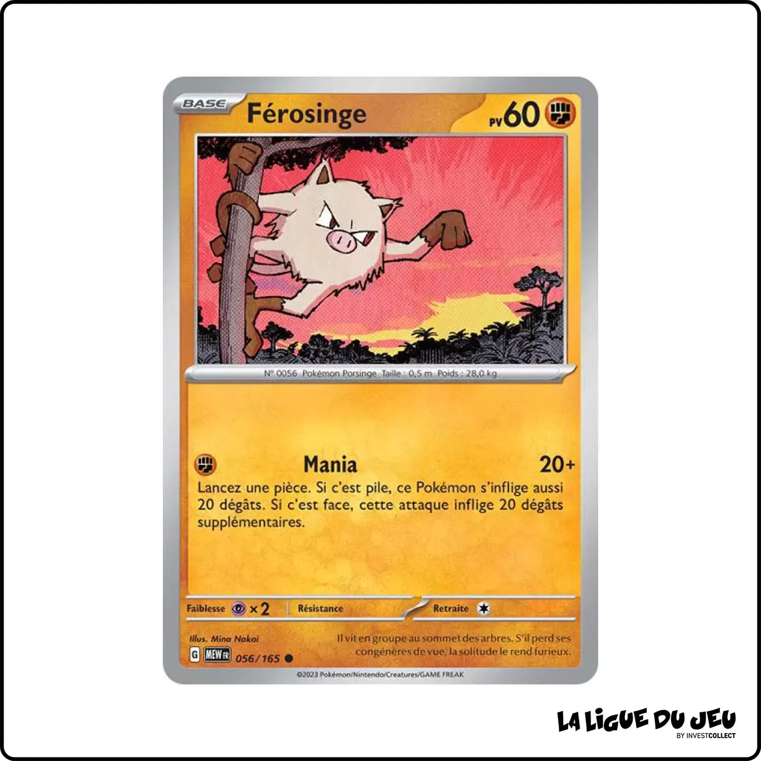 Commune - Pokemon - 151 - Férosinge 56/165