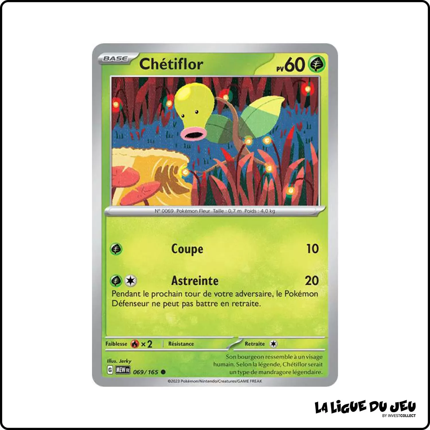 Commune - Pokemon - 151 - Chétiflor 69/165