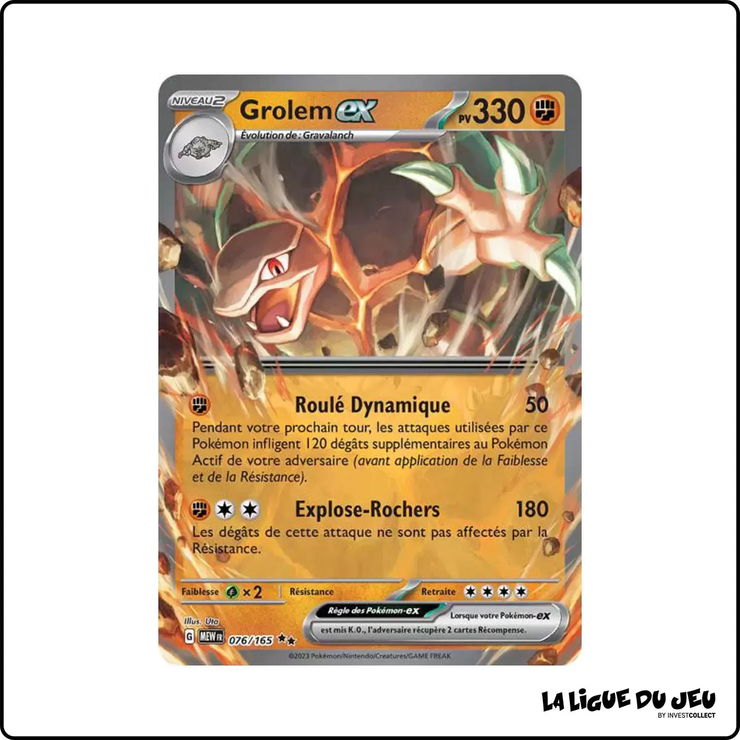 Secrete - Pokemon - 151 - Grolem-ex 76/165