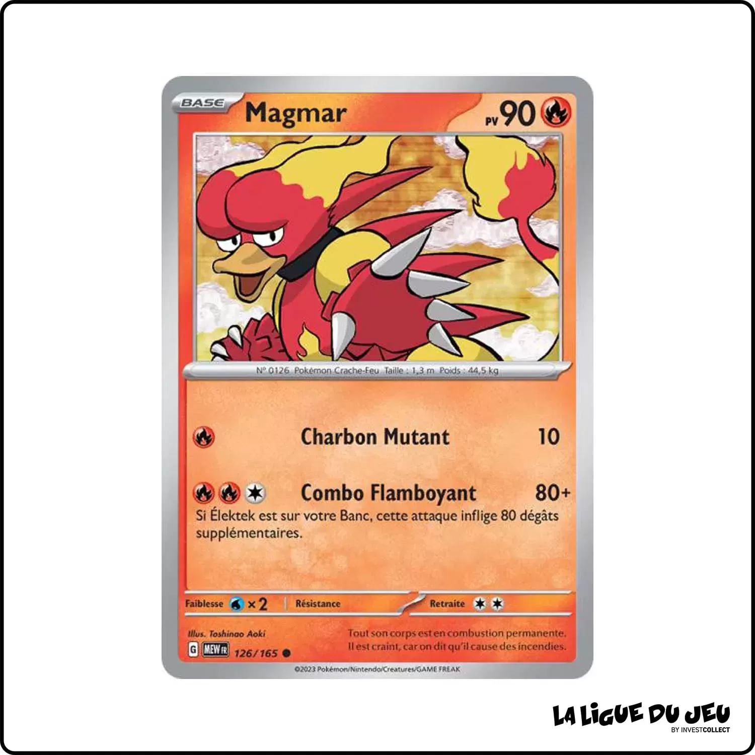 Commune - Pokemon - 151 - Magmar 126/165