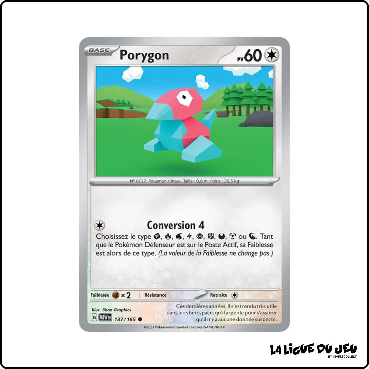 Commune - Pokemon - 151 - Porygon 137/165