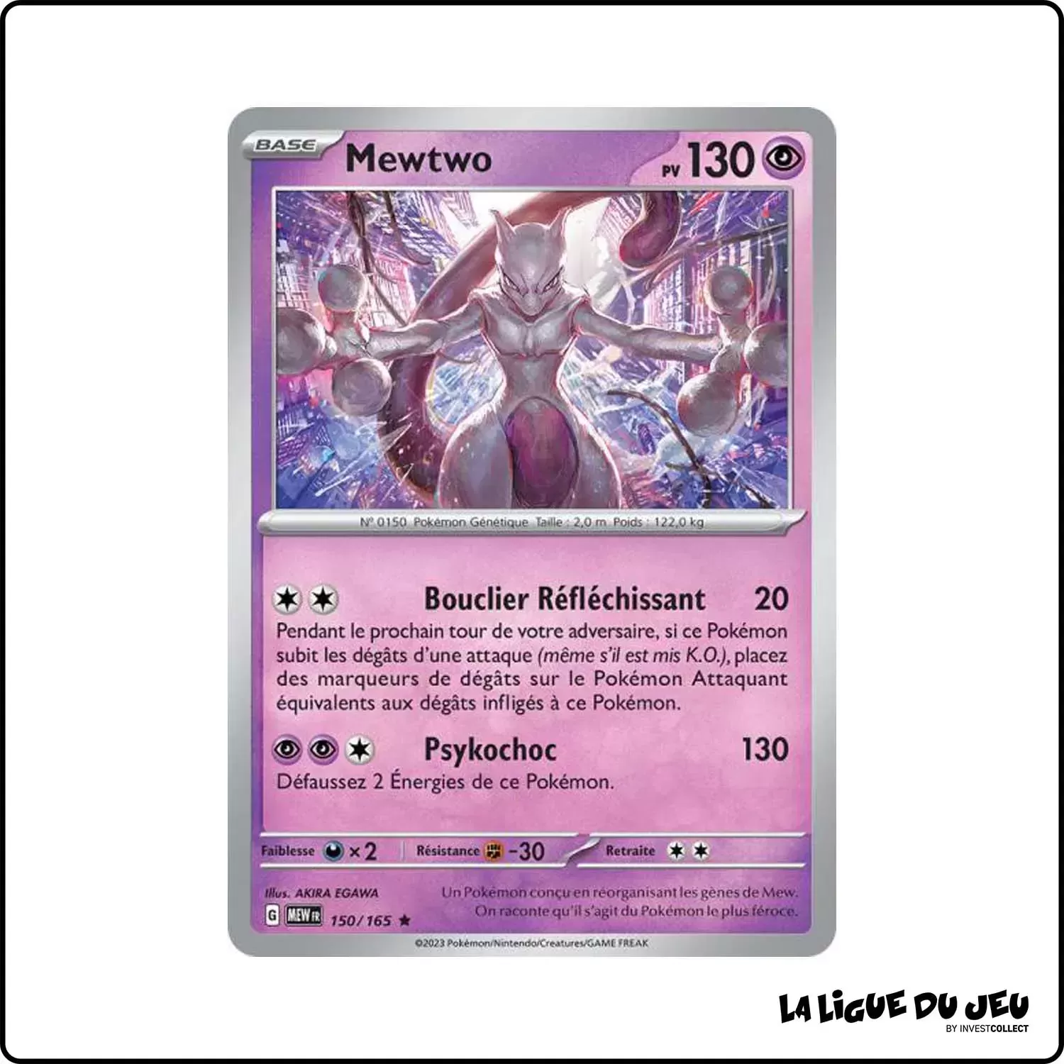 Rare - Pokemon - 151 - Mewtwo 150/165