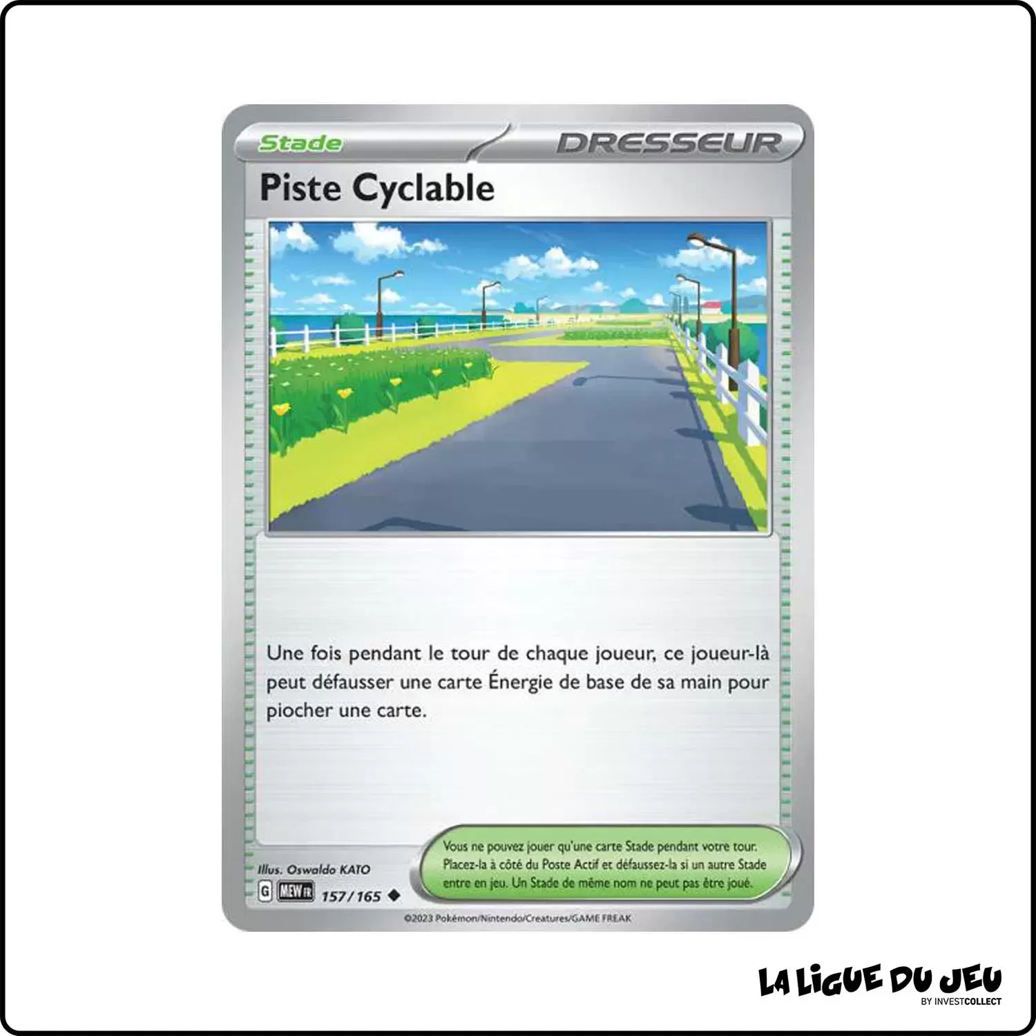 Peu commune - Pokemon - 151 - Piste Cyclable 157/165