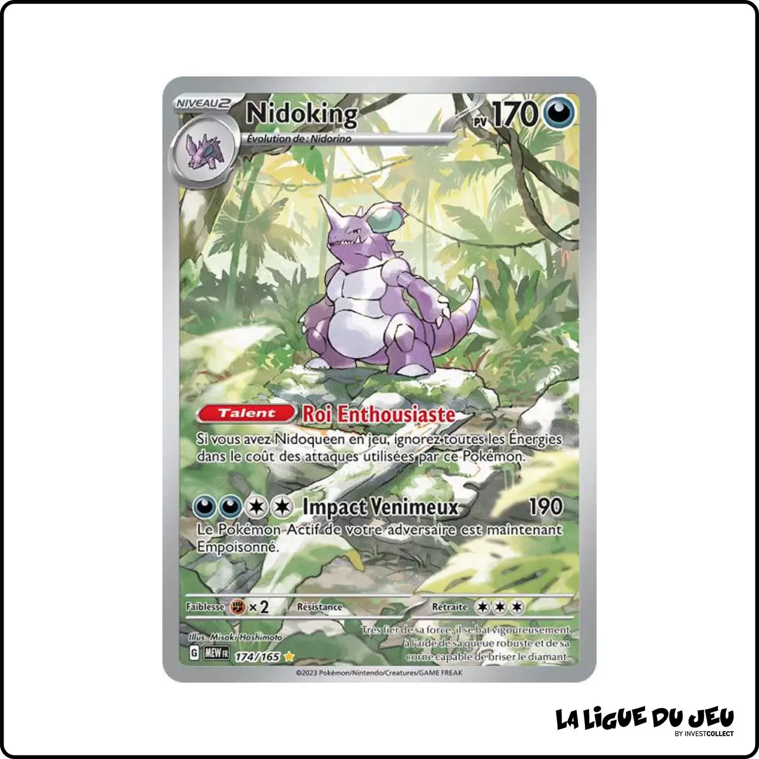 IR - Pokemon - 151 - Nidoking 174/165 The Pokémon Company - 1