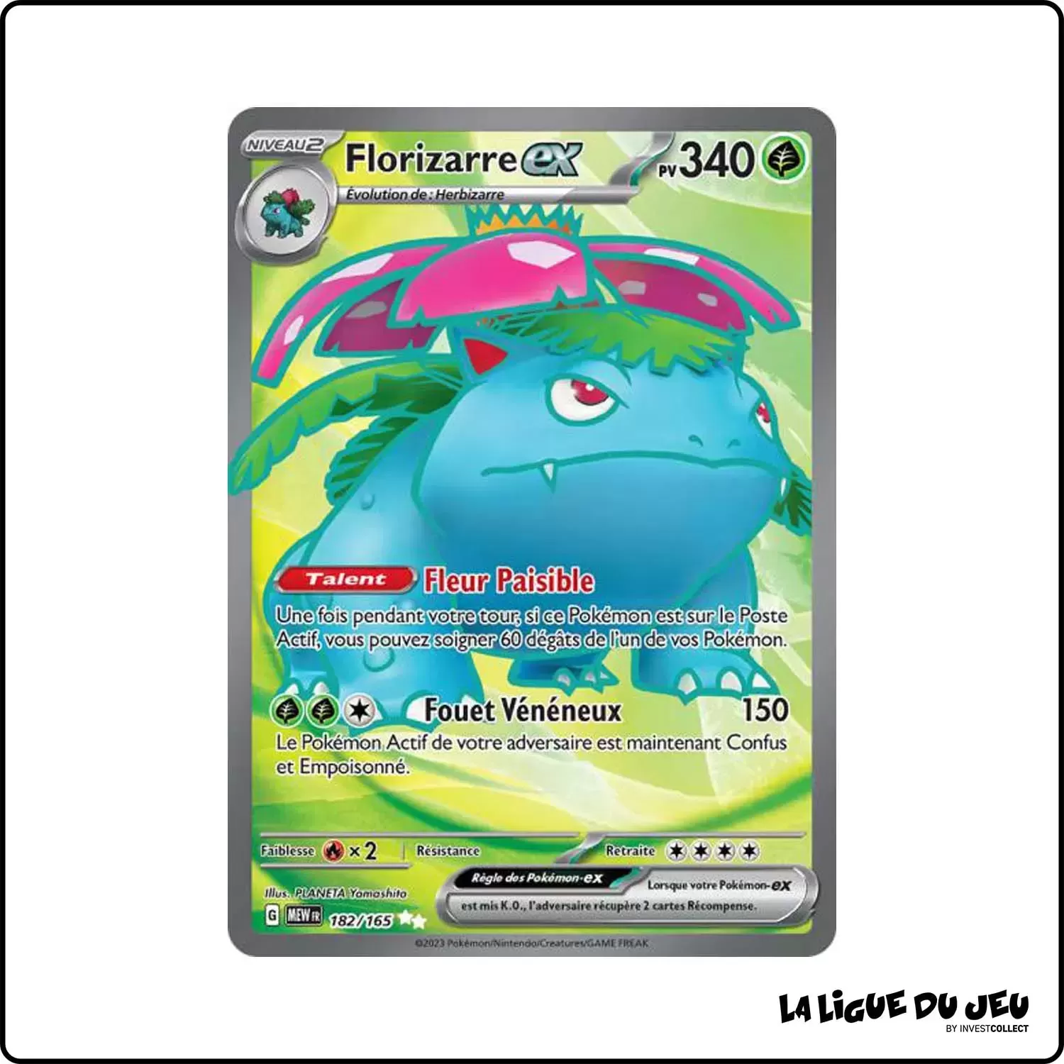 Ultra - Pokemon - 151 - Florizarre-ex 182/165