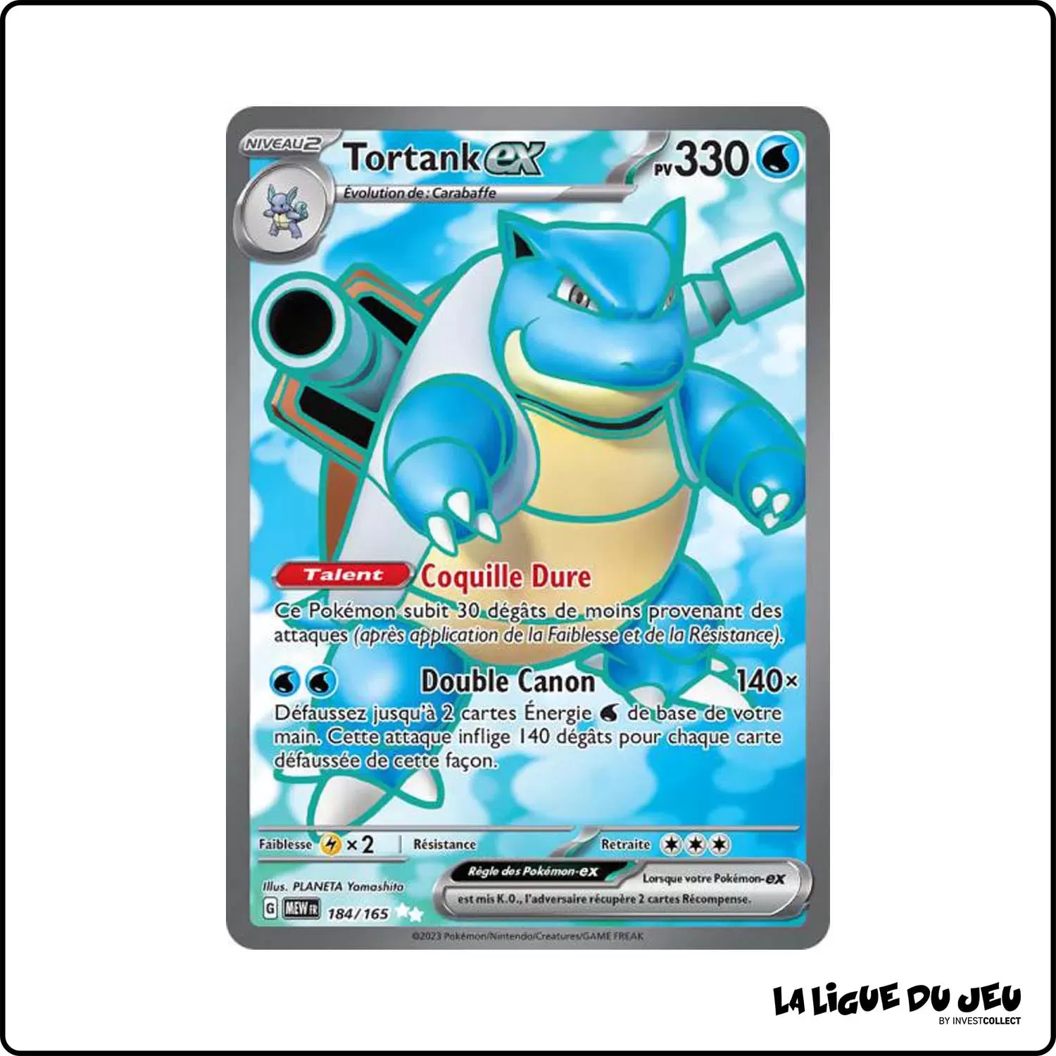 Ultra - Pokemon - 151 - Tortank-ex 184/165