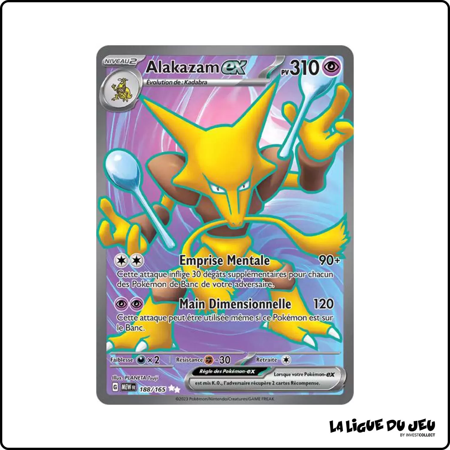 Ultra - Pokemon - 151 - Alakazam-ex 188/165