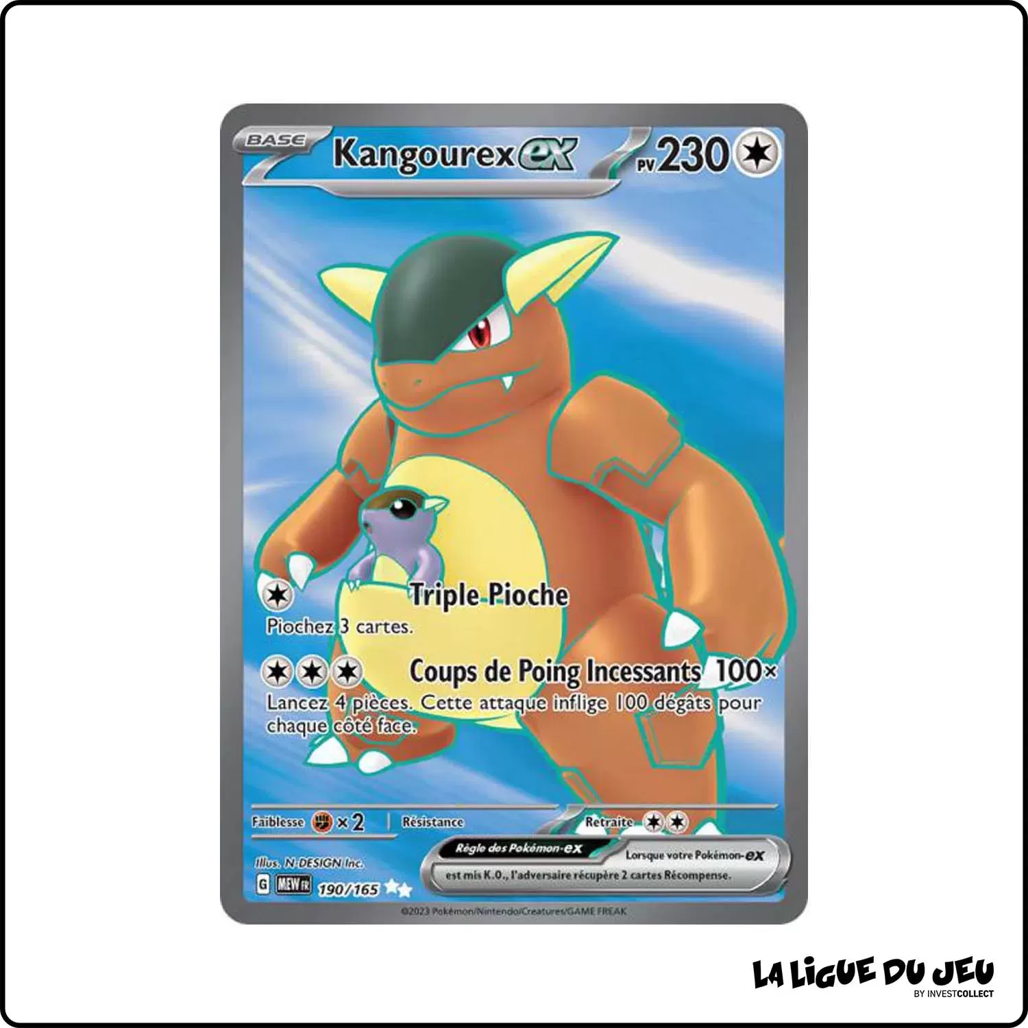 Ultra - Pokemon - 151 - Kangourex-ex 190/165