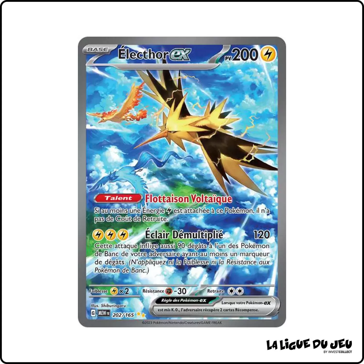 ISR - Pokemon - 151 - Électhor-ex 202/165