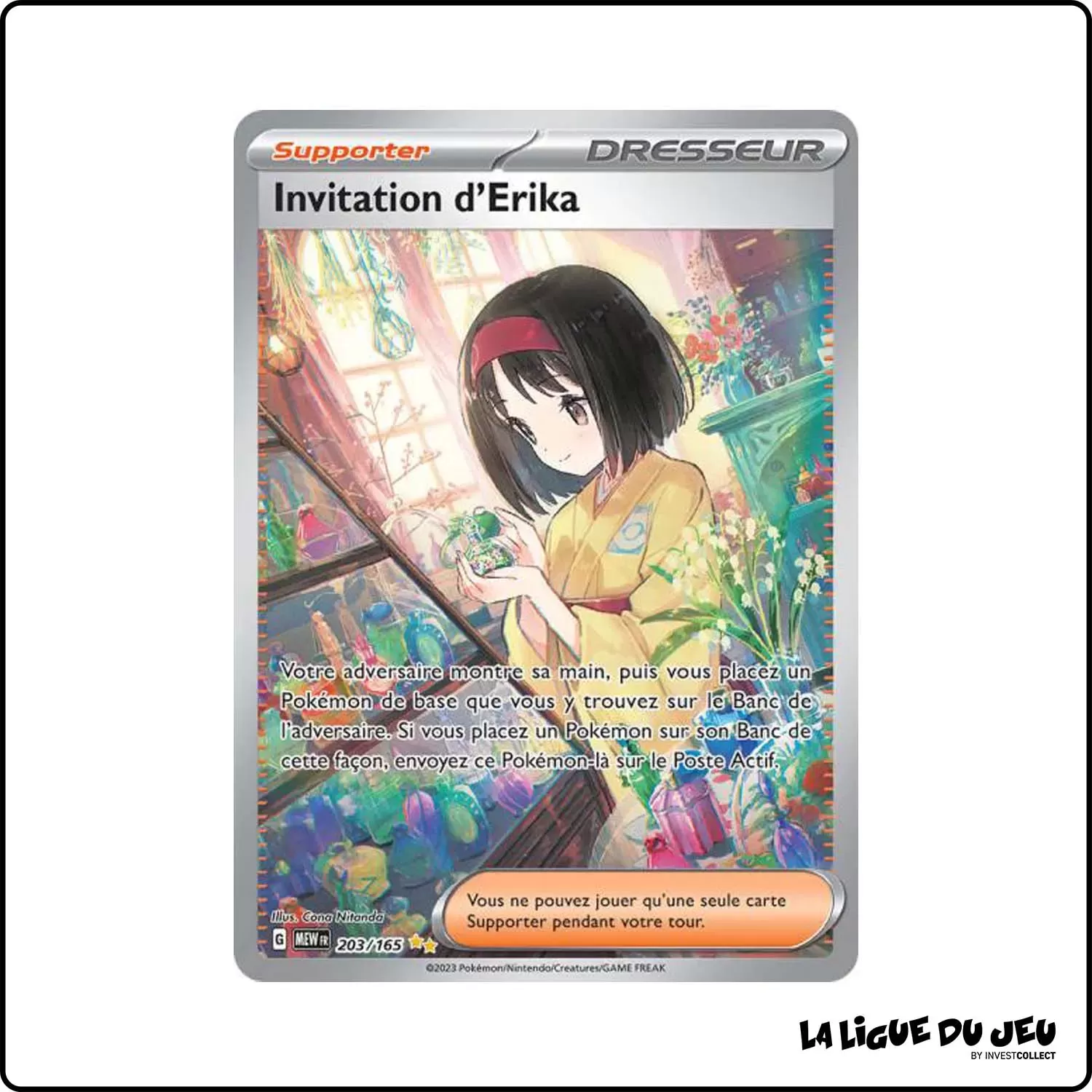 ISR - Pokemon - 151 - Invitation d'Erika 203/165