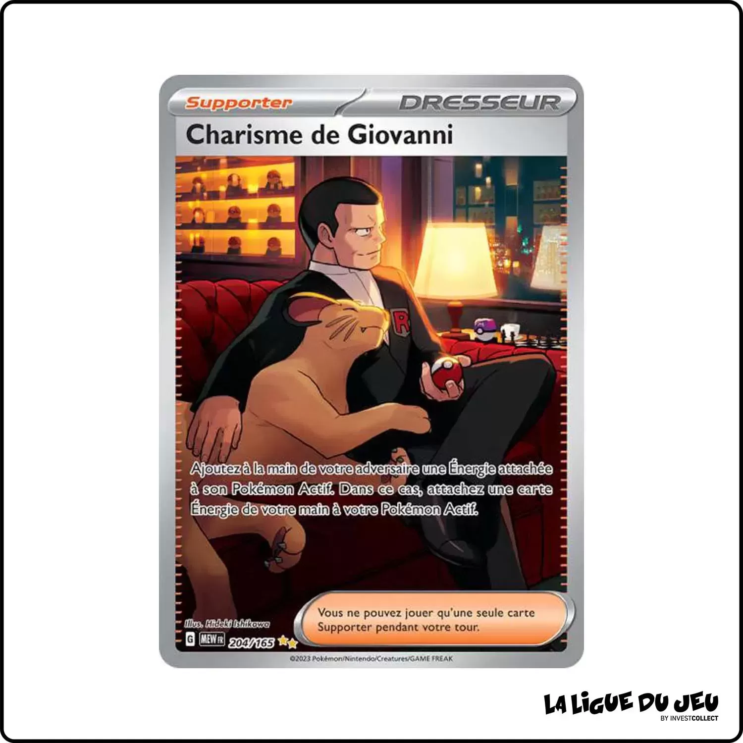 ISR - Pokemon - 151 - Charisme de Giovanni 204/165