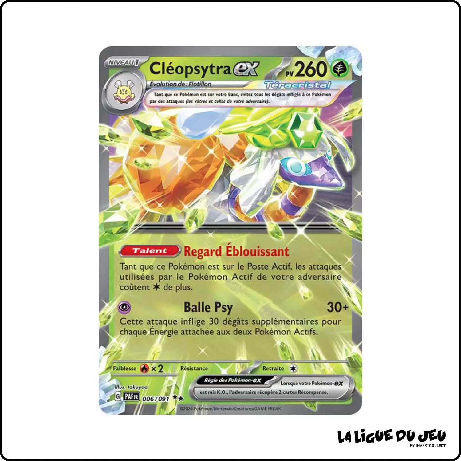 Secrete - Pokemon - Destinées de Paldea - Cléopsytra-ex 6/91