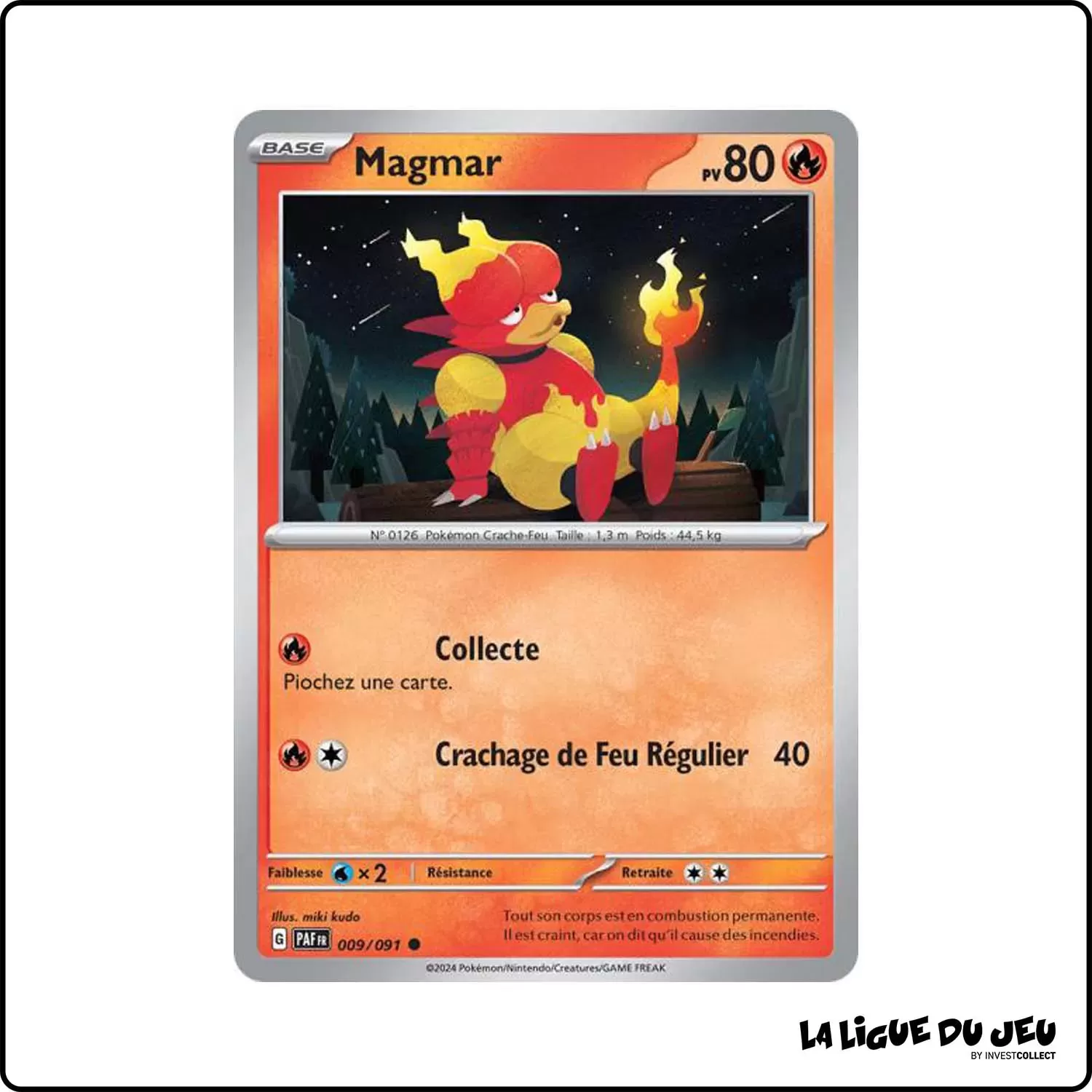 Commune - Pokemon - Destinées de Paldea - Magmar 9/91