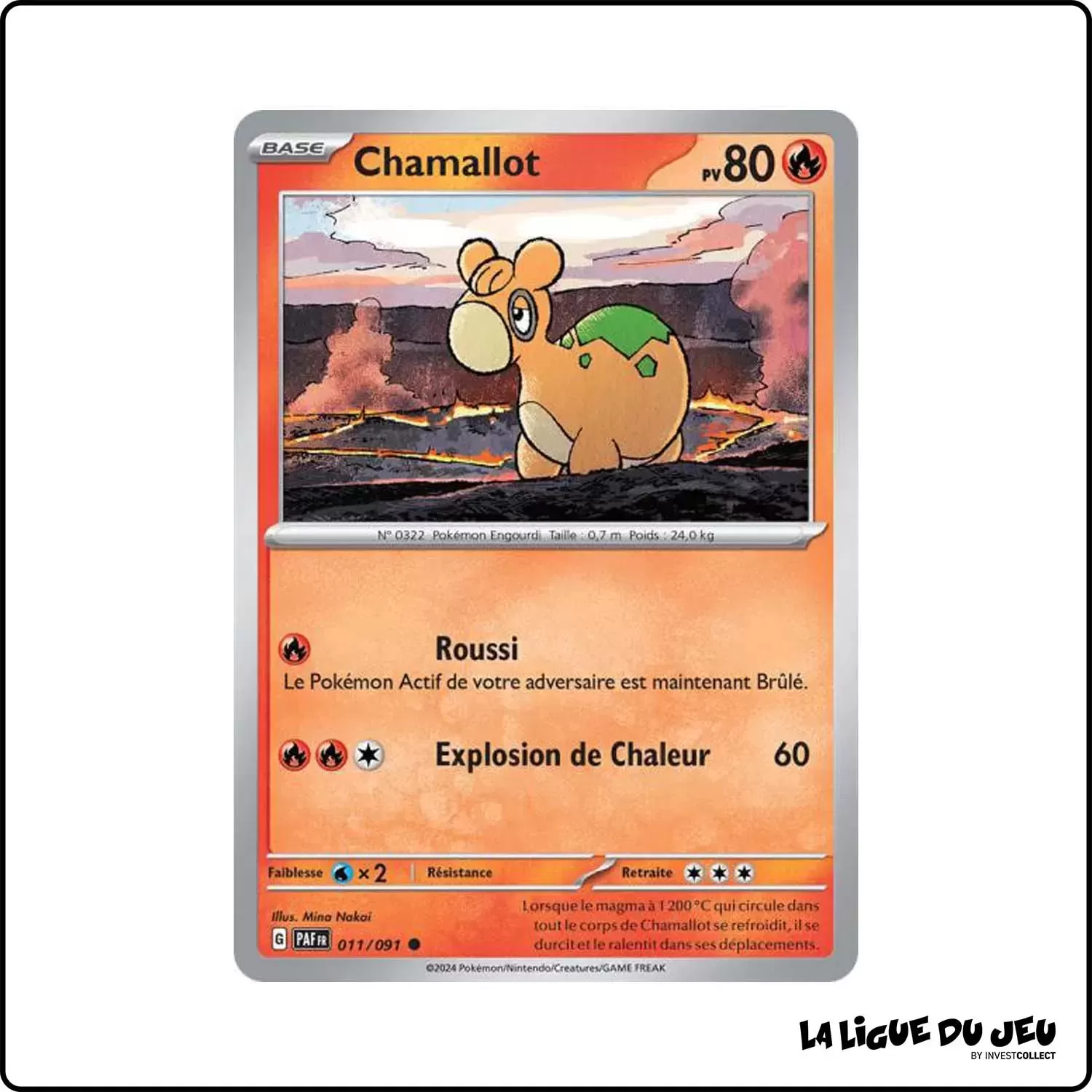 Commune - Pokemon - Destinées de Paldea - Chamallot 11/91