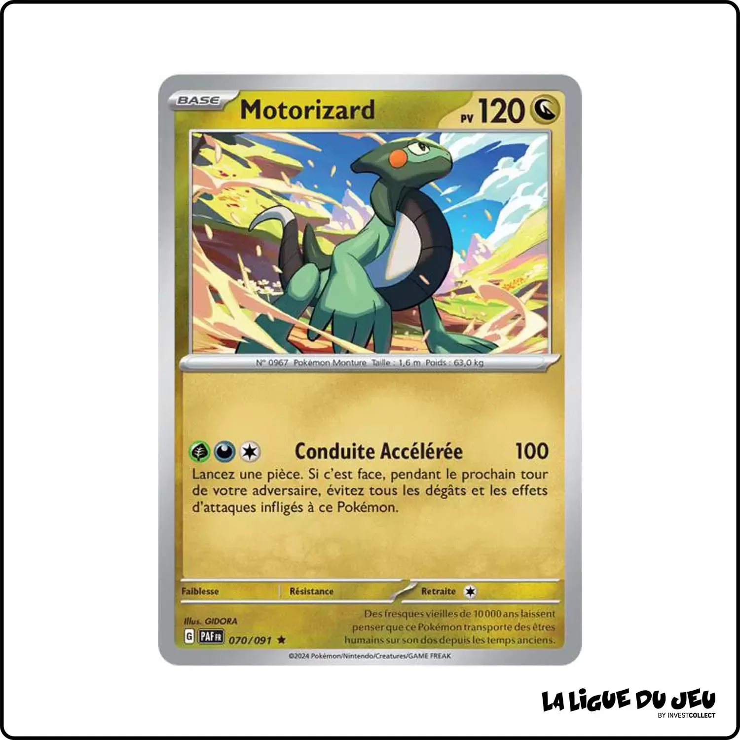 Rare - Pokemon - Destinées de Paldea - Motorizard 70/91