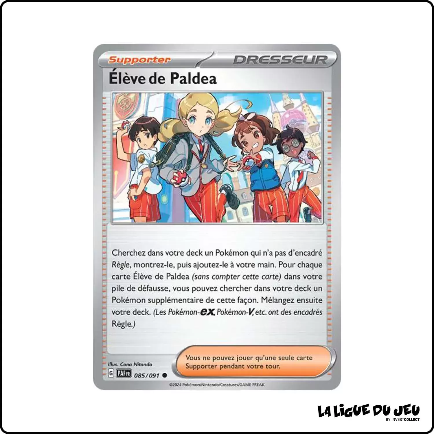 Commune - Pokemon - Destinées de Paldea - Élève de Paldea 85/91