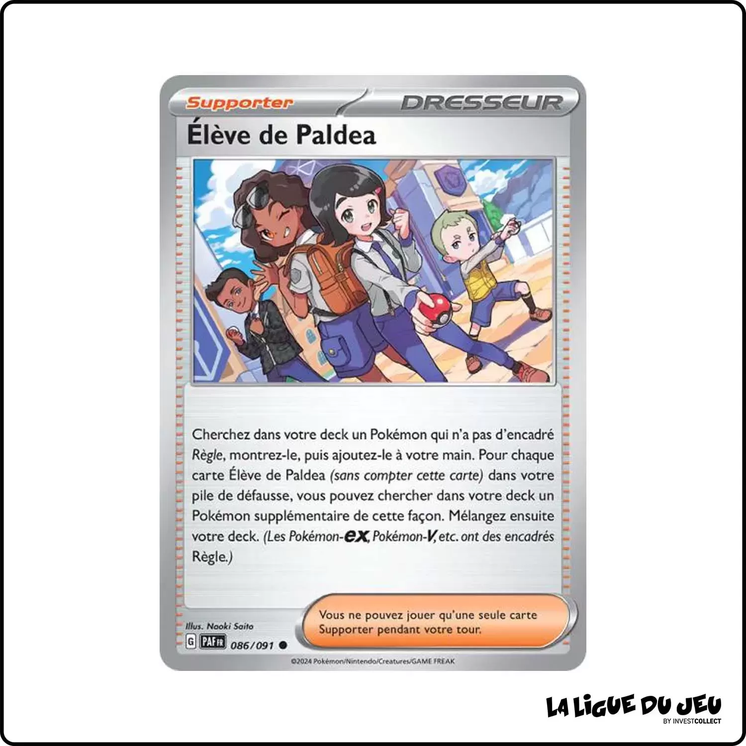 Commune - Pokemon - Destinées de Paldea - Élève de Paldea 86/91