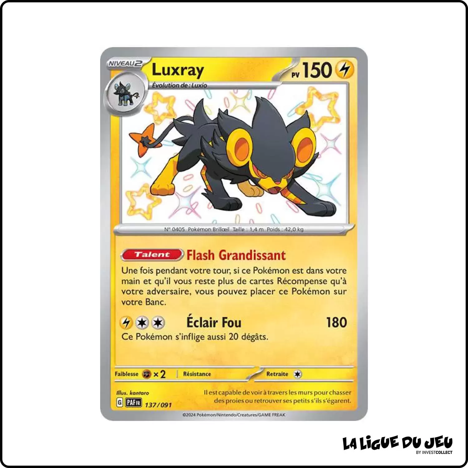 Ultra - Pokemon - Destinées de Paldea - Luxray 137/91