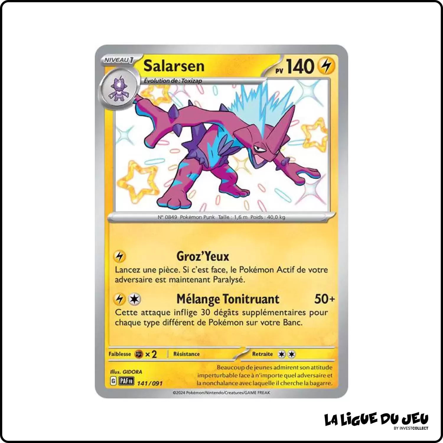 Ultra - Pokemon - Destinées de Paldea - Salarsen 141/91 The Pokémon Company - 1