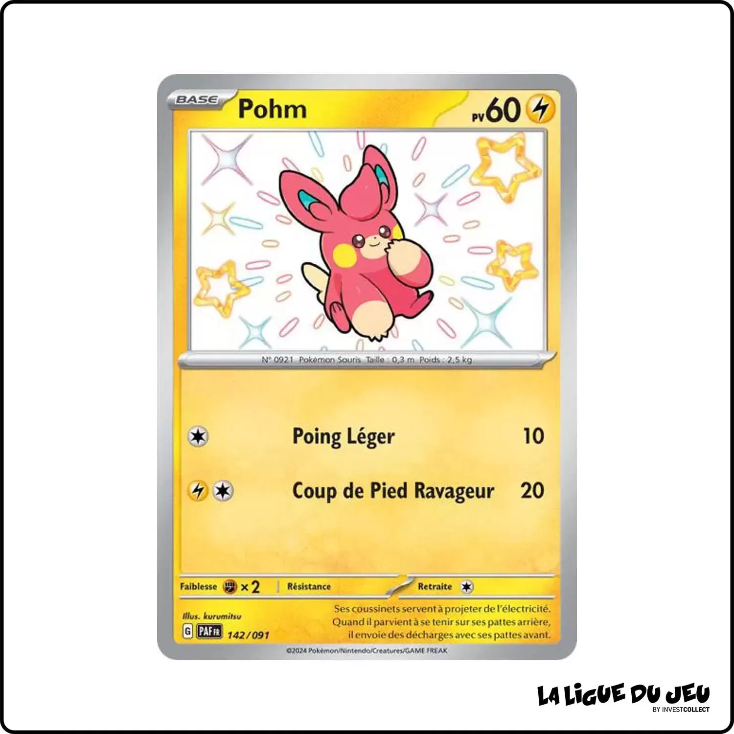 Ultra - Pokemon - Destinées de Paldea - Pohm 142/91