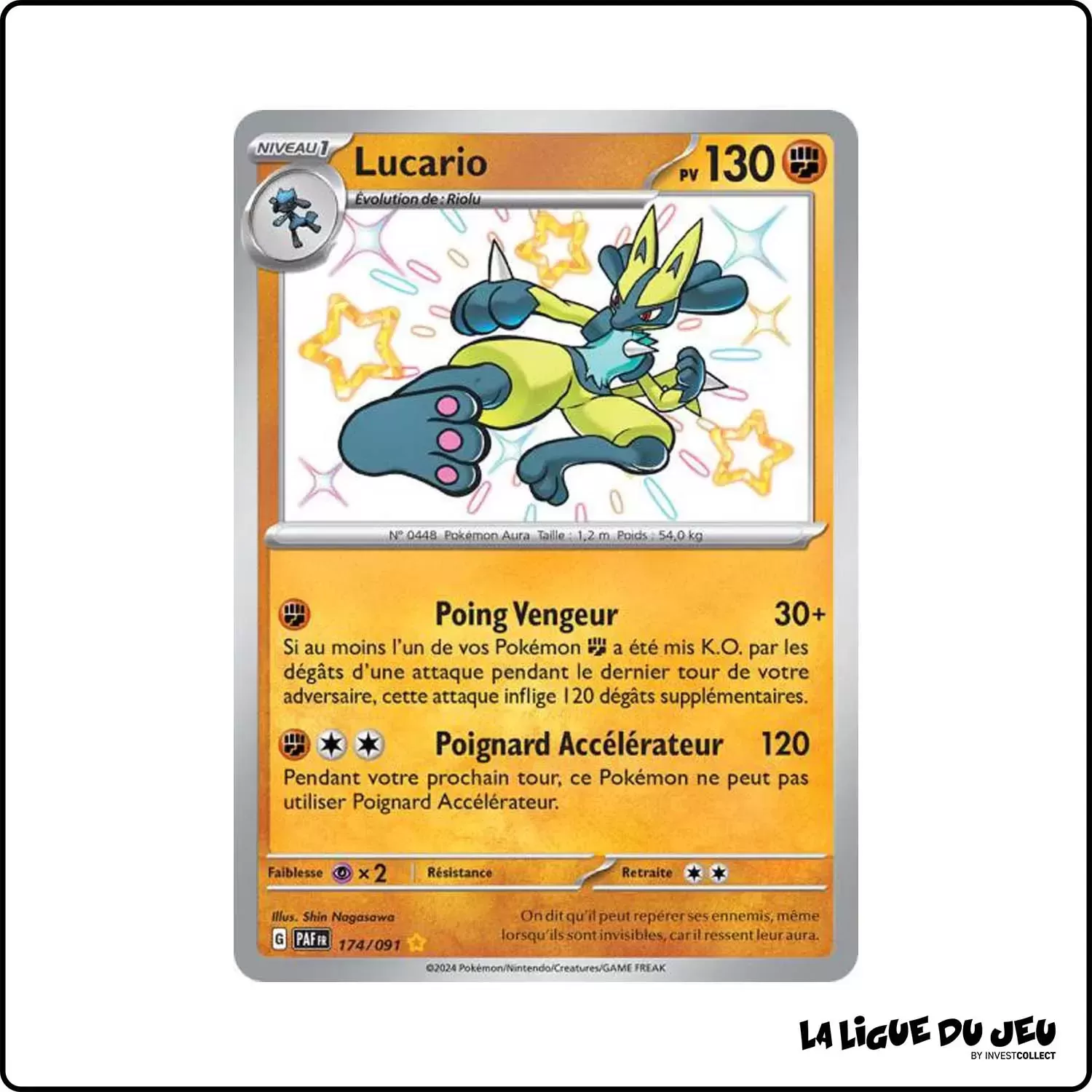 Ultra - Pokemon - Destinées de Paldea - Lucario 174/91