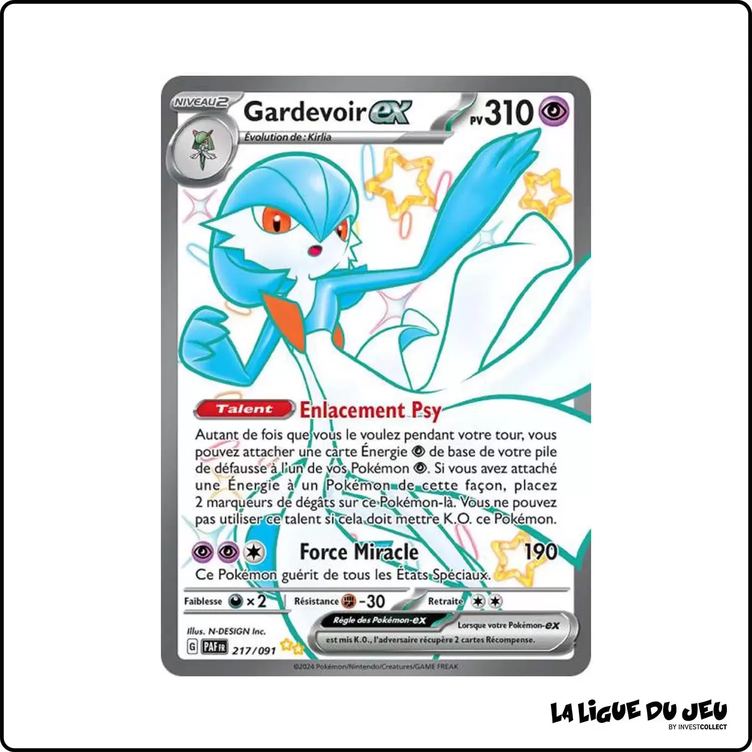 Ultra - Pokemon - Destinées de Paldea - Gardevoir-ex 217/91 The Pokémon Company - 1