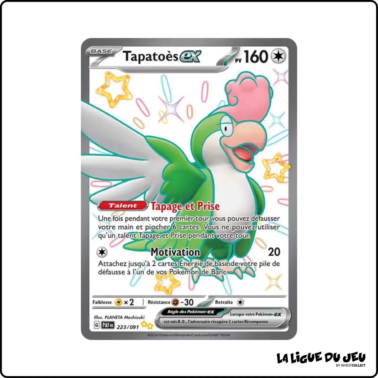 Ultra - Pokemon - Destinées de Paldea - Tapatoès-ex 223/91