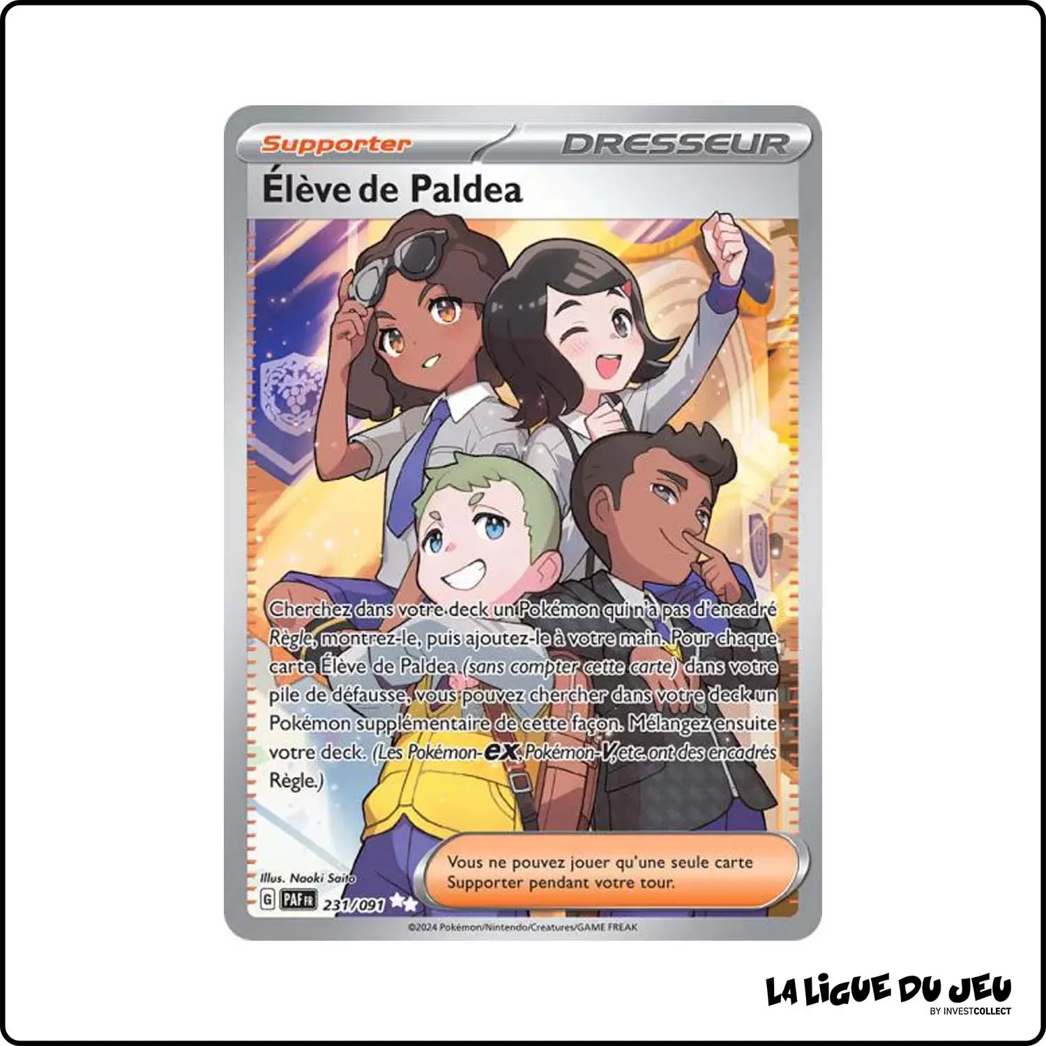 Ultra - Pokemon - Destinées de Paldea - Élève de Paldea 231/91