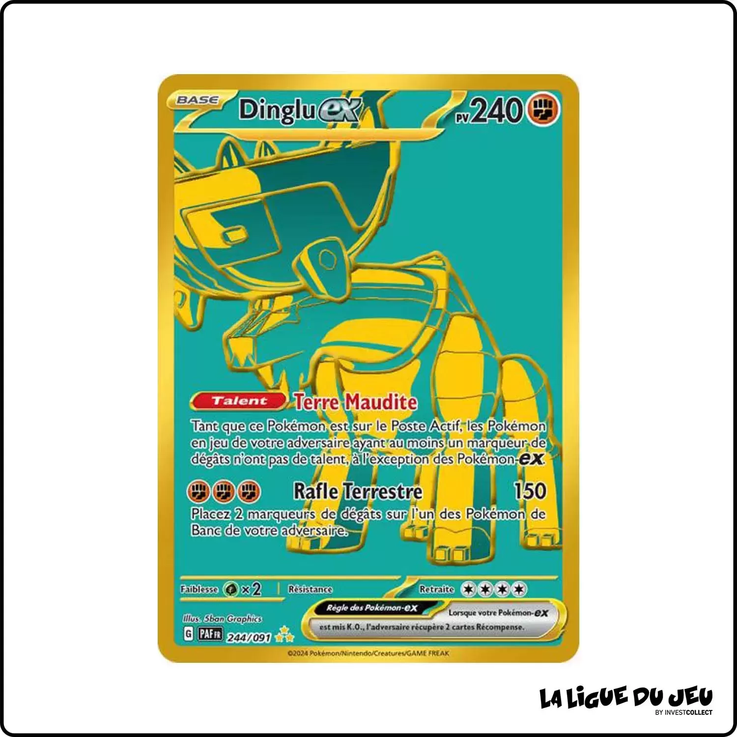 Secrete - Pokemon - Destinées de Paldea - Dinglu-ex 244/91