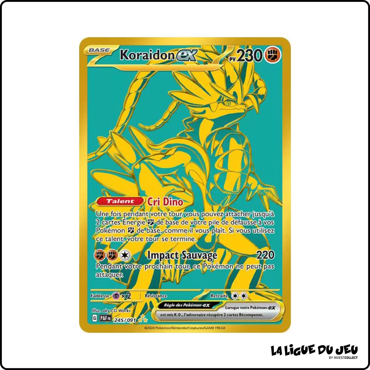 Secrete - Pokemon - Destinées de Paldea - Koraidon-ex 245/91