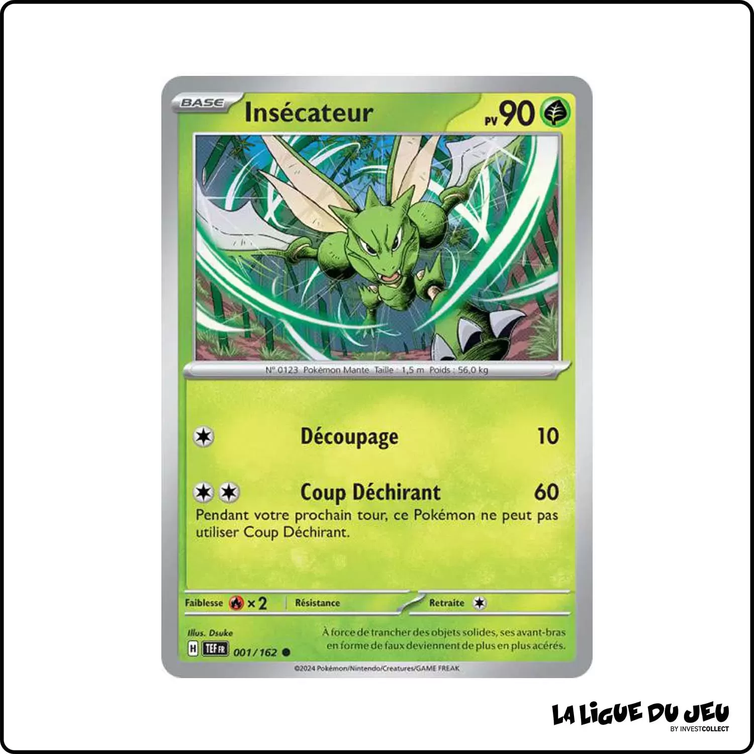 Commune - Pokemon - Forces Temporelles - Insécateur 1/162