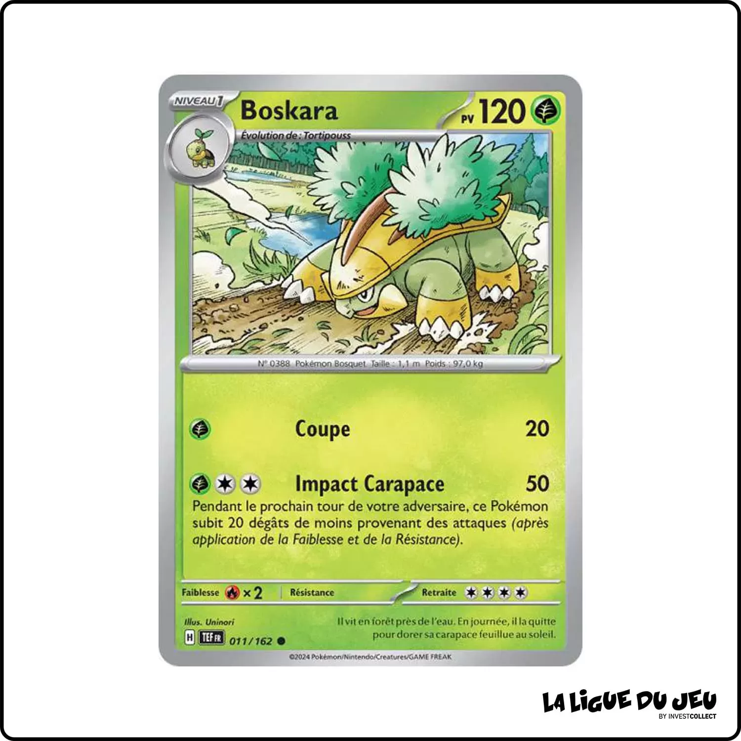 Commune - Pokemon - Forces Temporelles - Boskara 11/162