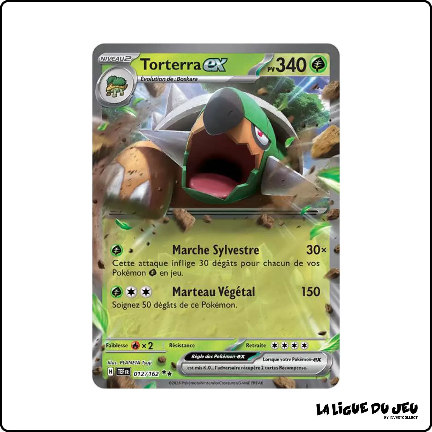 Secrete - Pokemon - Forces Temporelles - Torterra-ex 12/162