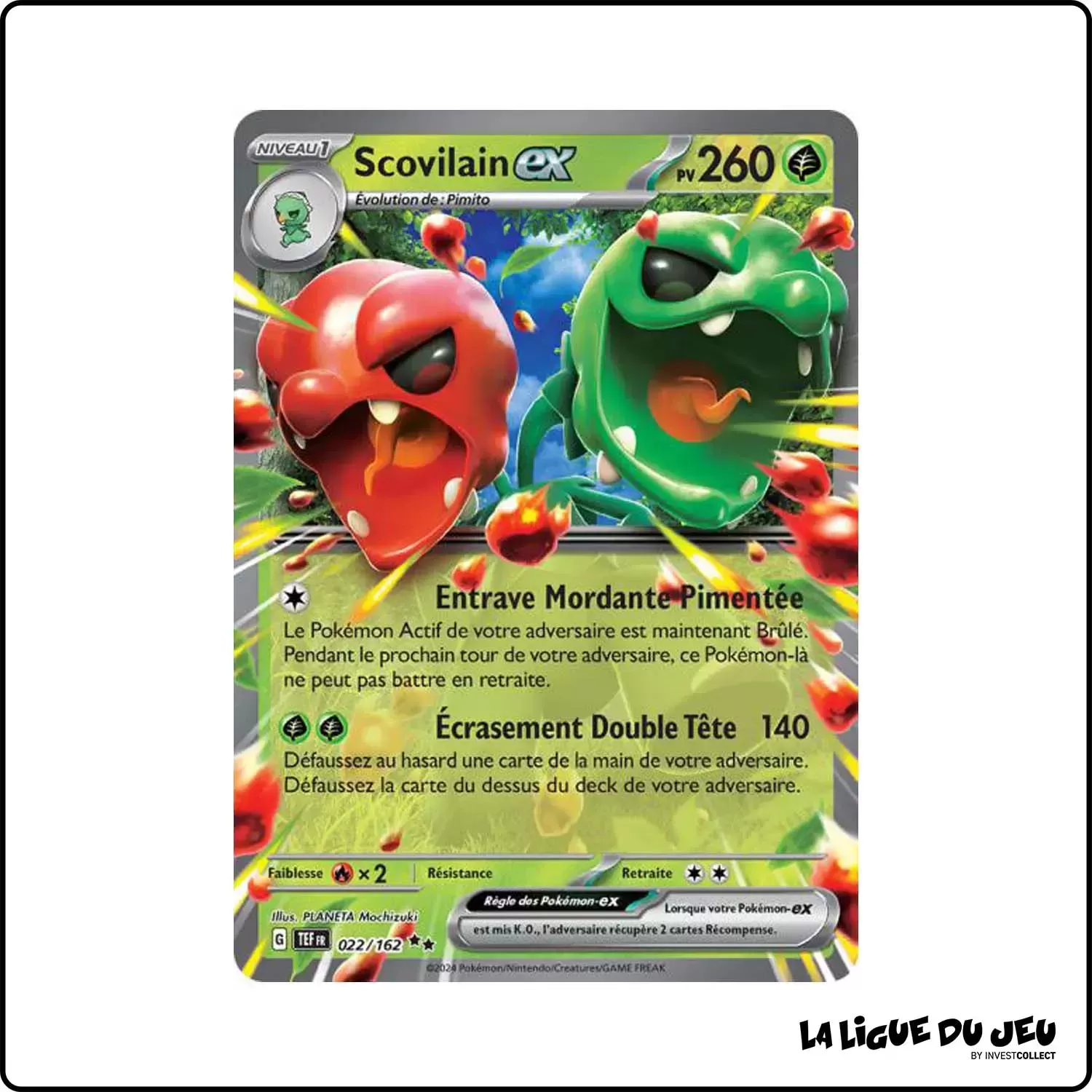 Secrete - Pokemon - Forces Temporelles - Scovilain-ex 22/162