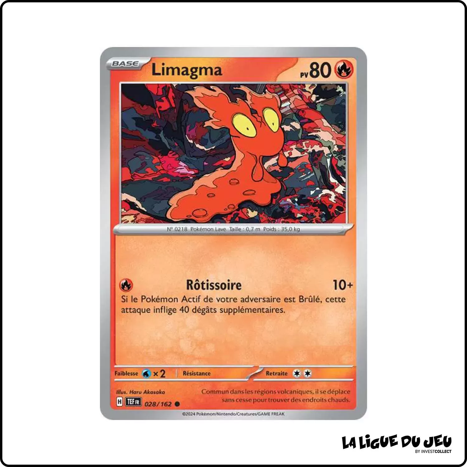 Commune - Pokemon - Forces Temporelles - Limagma 28/162