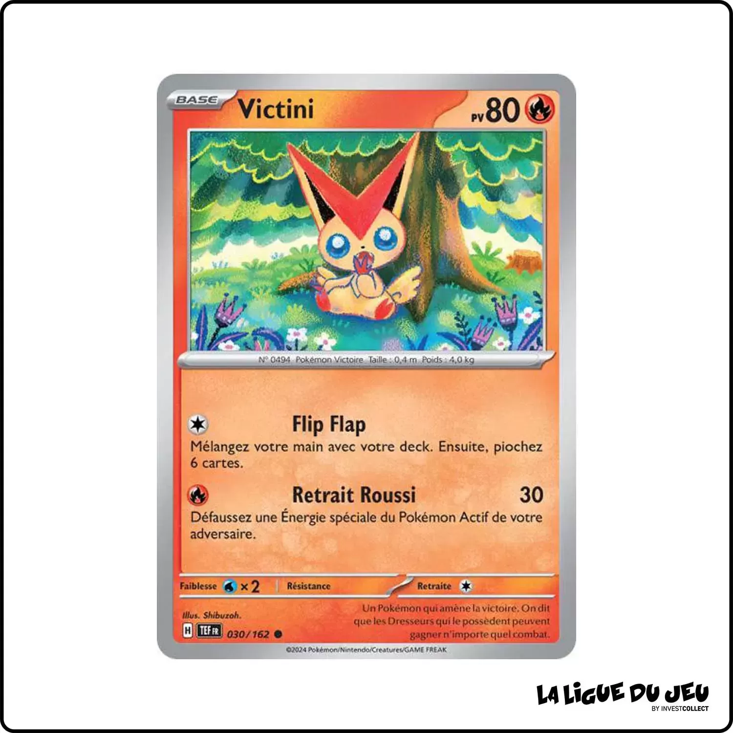 Commune - Pokemon - Forces Temporelles - Victini 30/162