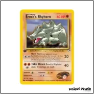 Rare - Pokemon - Gym Heroes - Brock's Rhyhorn 22/132 Wizards - 1