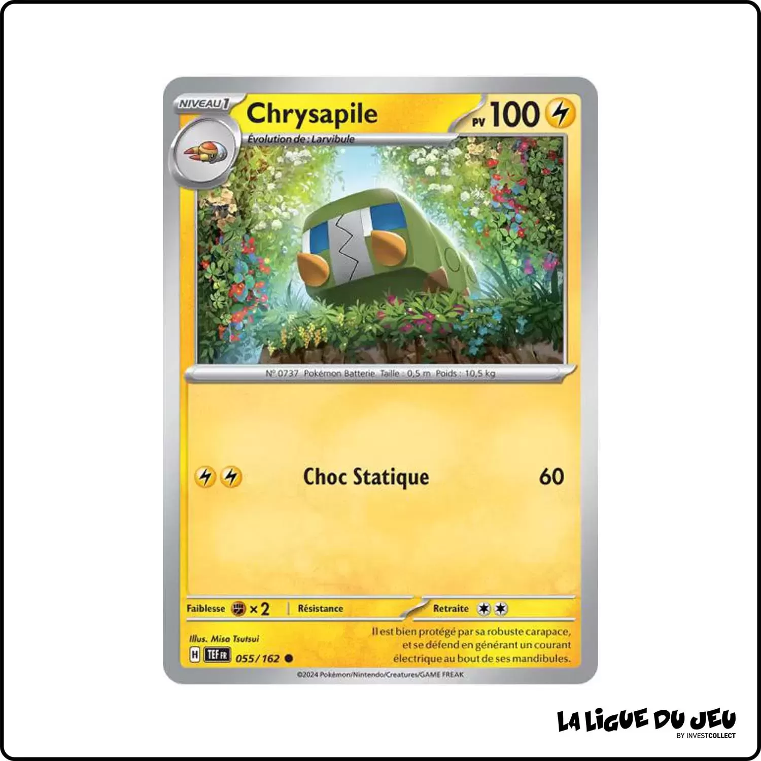 Commune - Pokemon - Forces Temporelles - Chrysapile 55/162