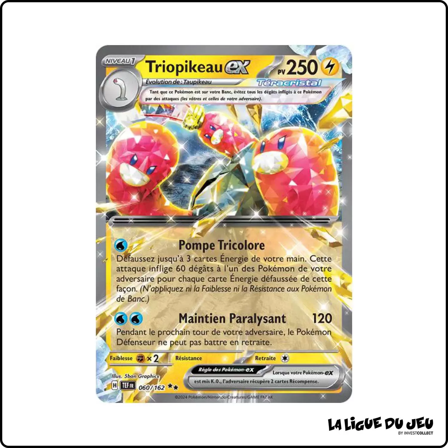 Secrete - Pokemon - Forces Temporelles - Triopikeau-ex 60/162