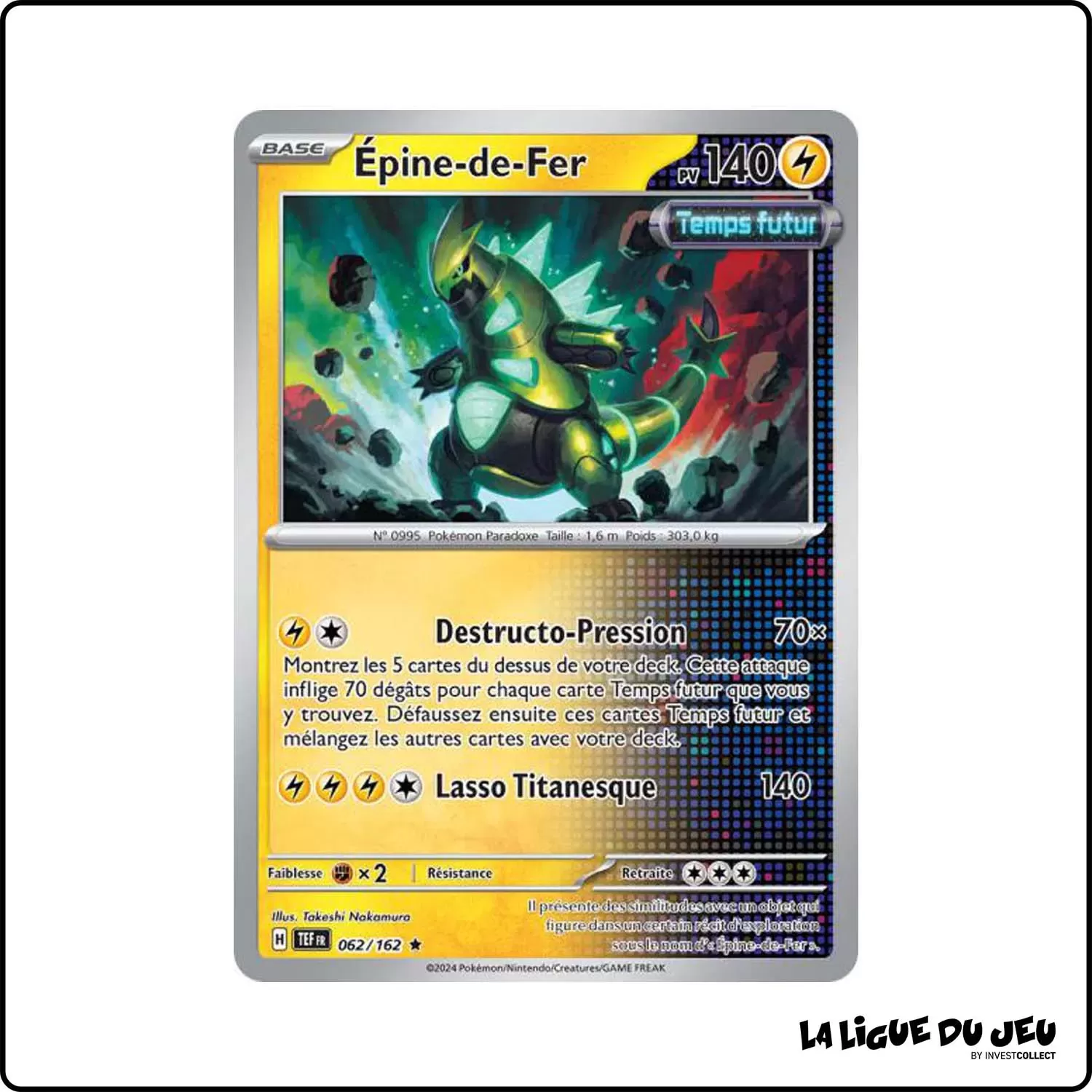 Rare - Pokemon - Forces Temporelles - Épine-de-Fer 62/162