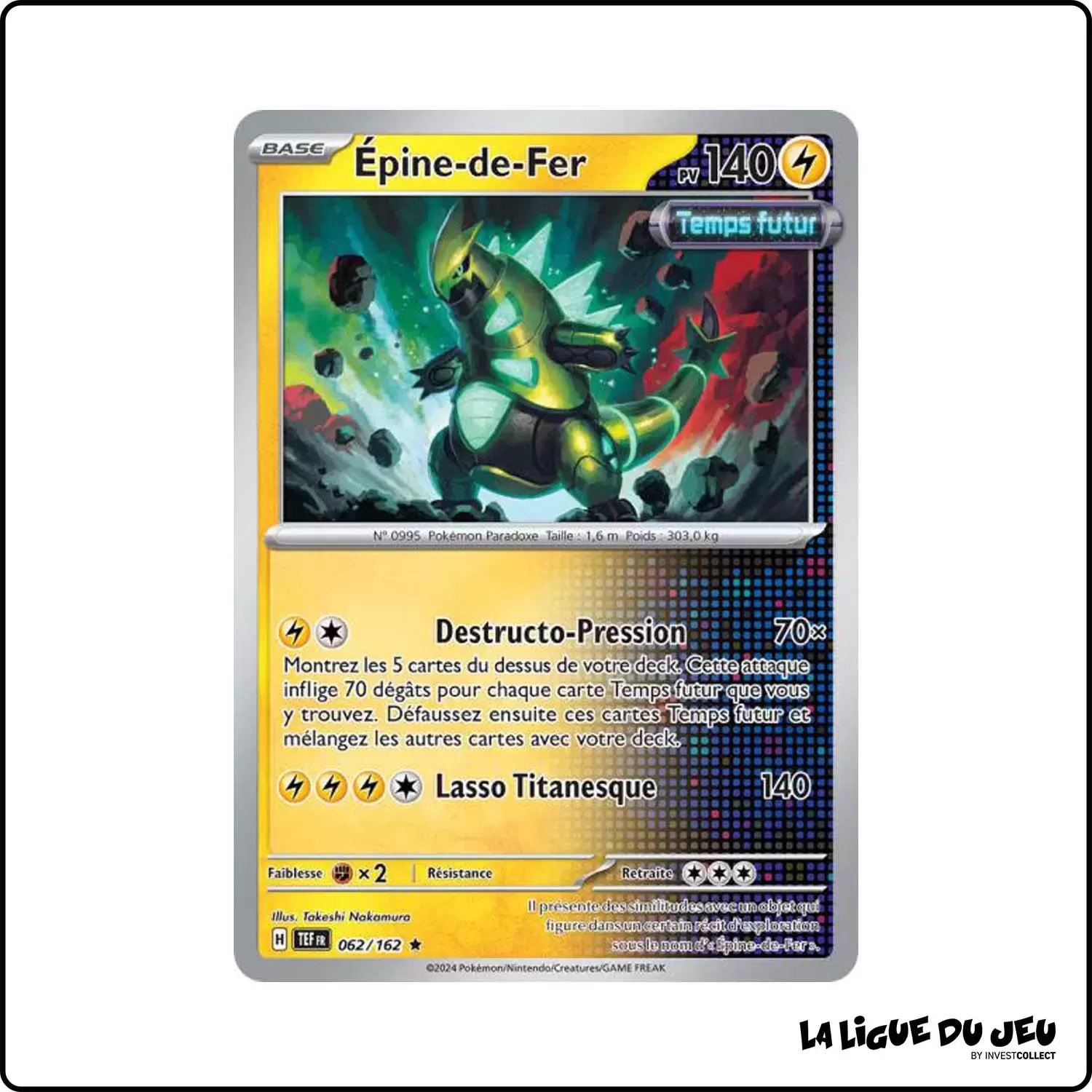 Rare - Pokemon - Forces Temporelles - Épine-de-Fer 62/162