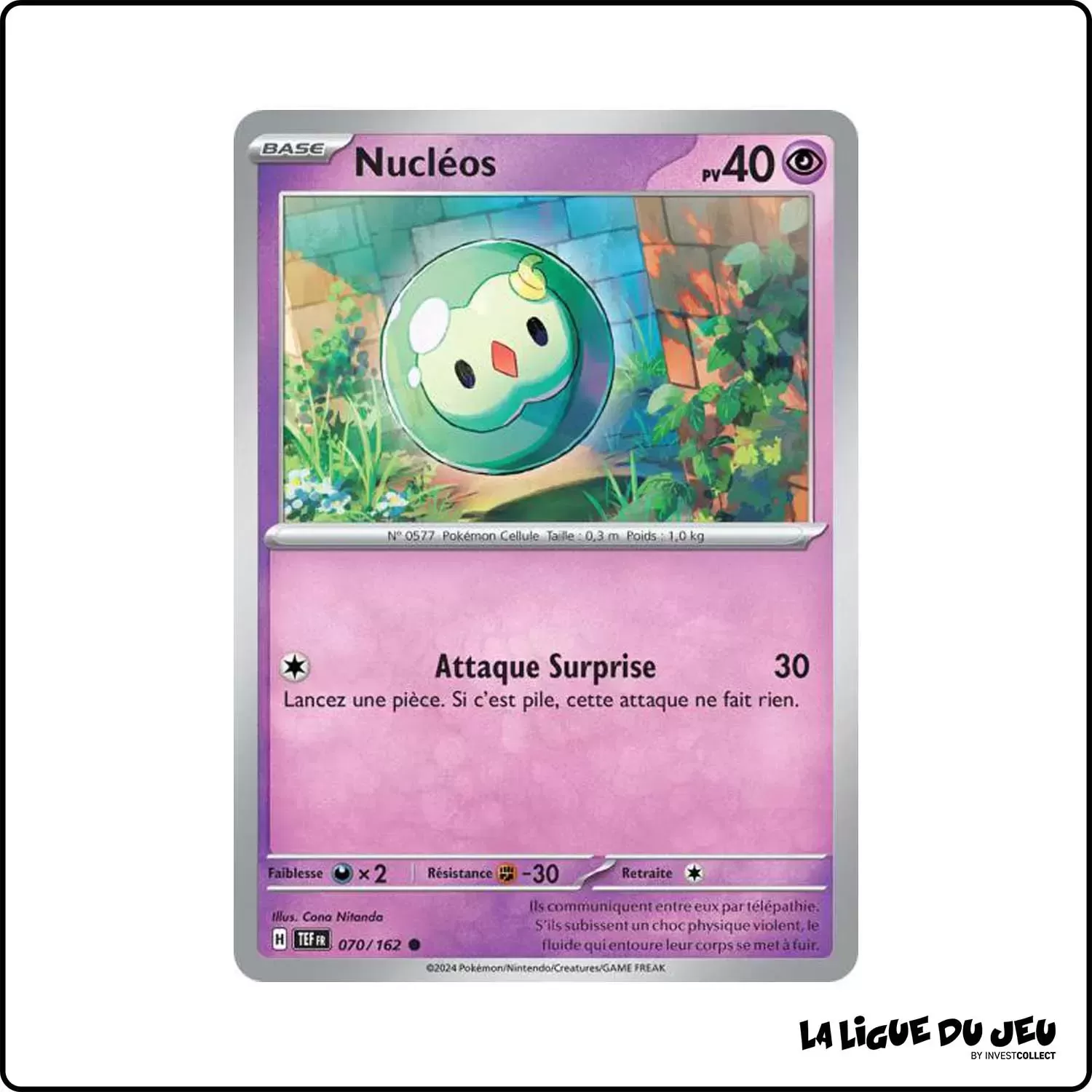 Commune - Pokemon - Forces Temporelles - Nucléos 70/162